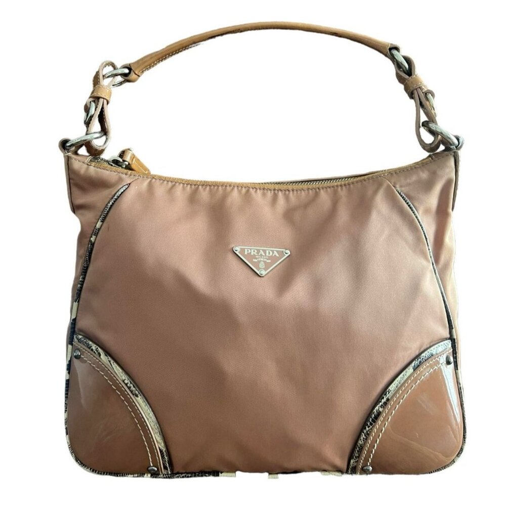 PRADA: Pale Pink/Salmon Handbag #1245
